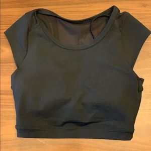 Zella Crop top w/ built in sports bra